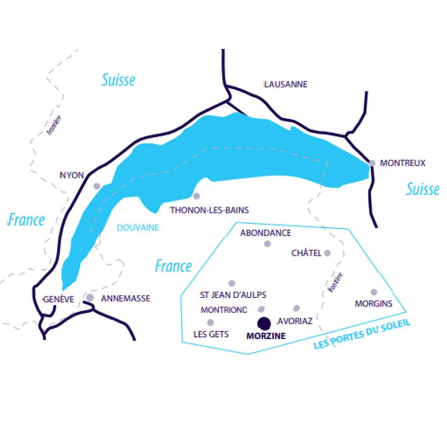 Morzine - Programme immobilier Les Terrasses de la Plagne - Situation générale