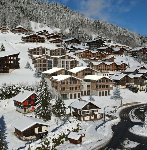 CHAMOUÉ PROMOTION - Les Gets - Programme immobilier Le Hameau des Cornuts - Vue extérieure