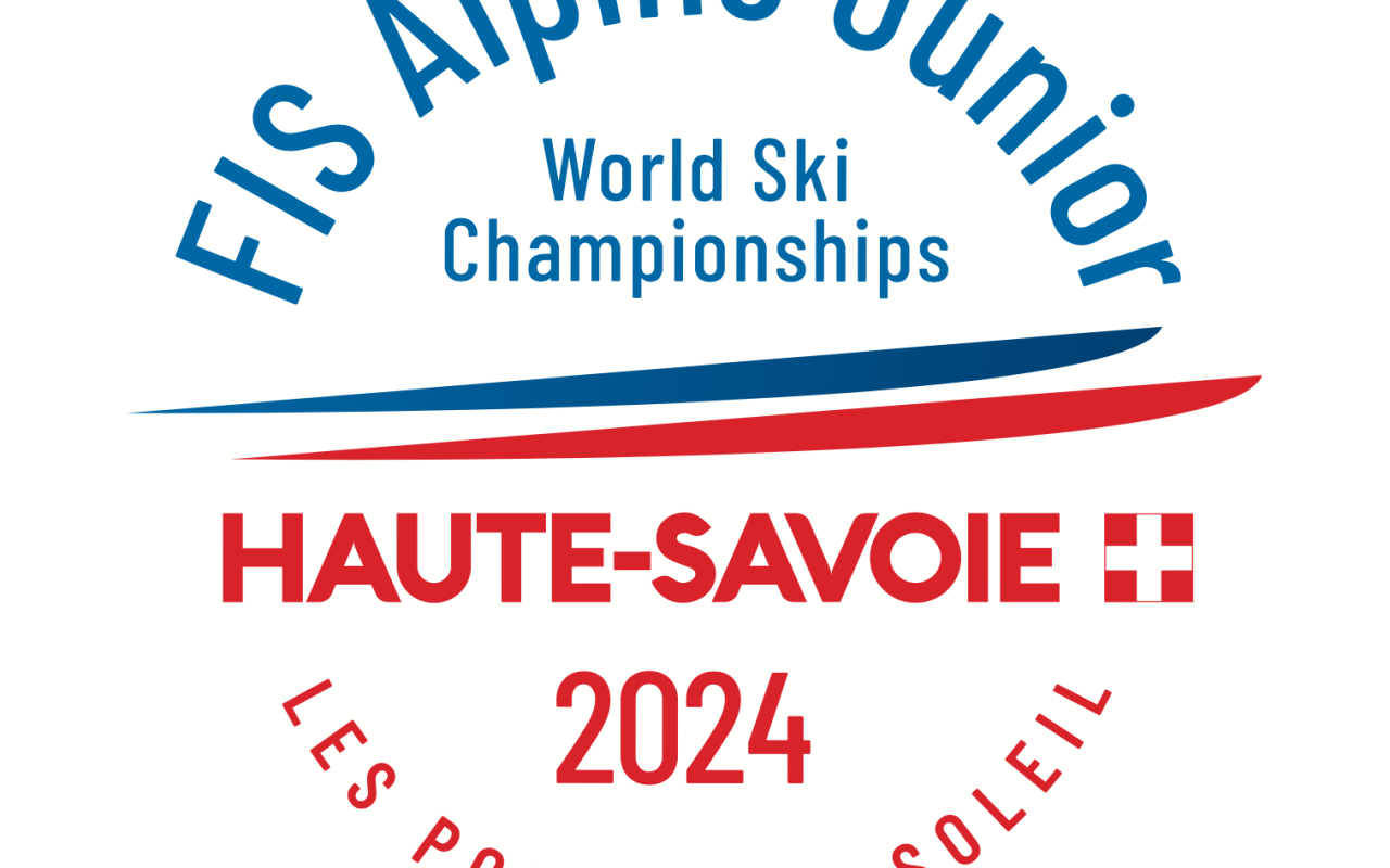 affiche officielle FIS alpine junior 2024 les gets