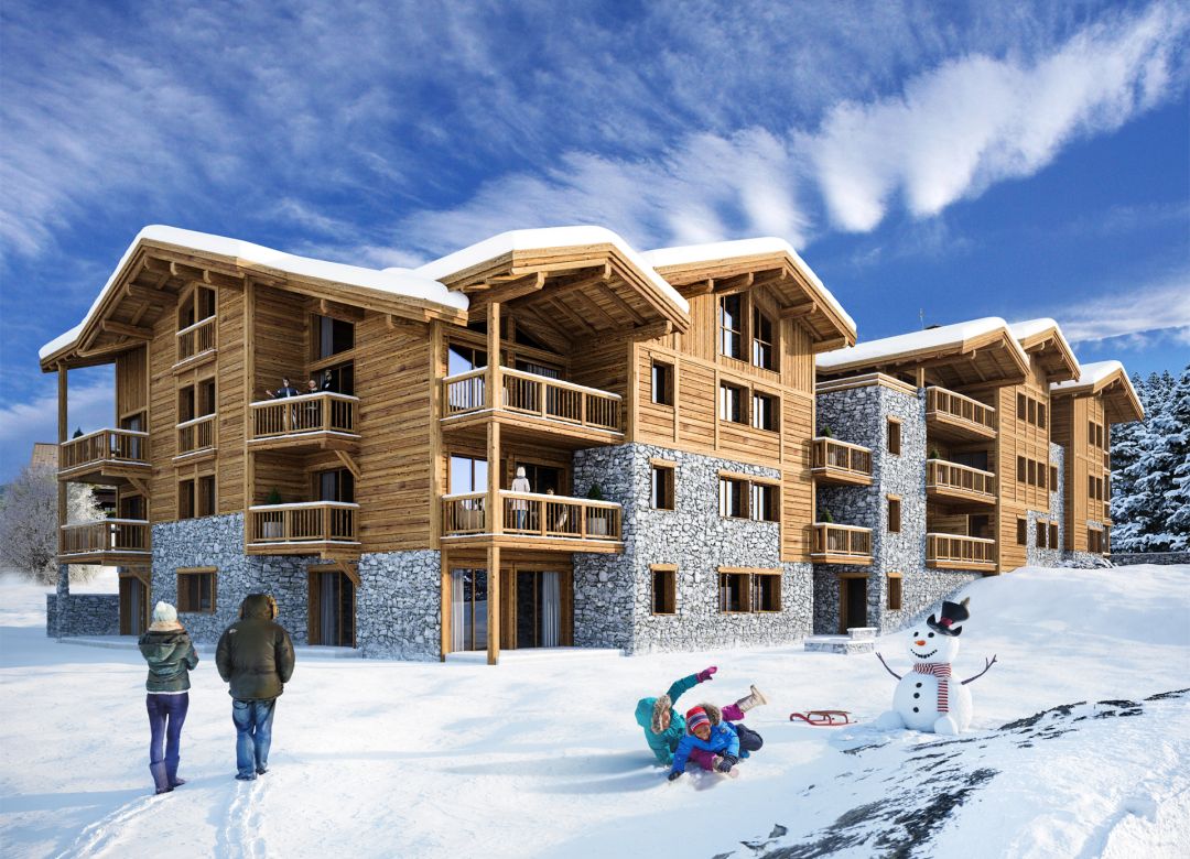 Les Gets - Programme immobilier La Ferme des Pistes - Vue ext&eacute;rieure