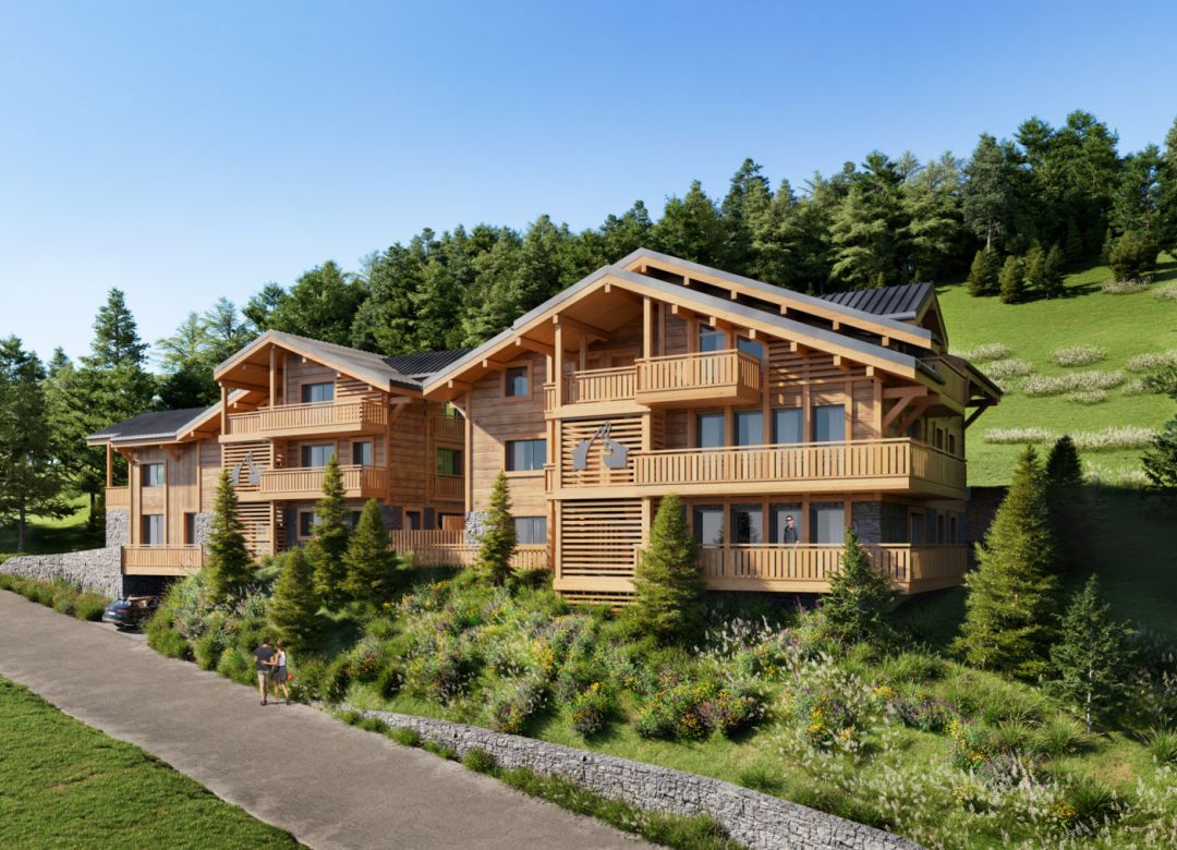 Les Gets - Programme immobilier La Croisette - Vue ext&eacute;rieure