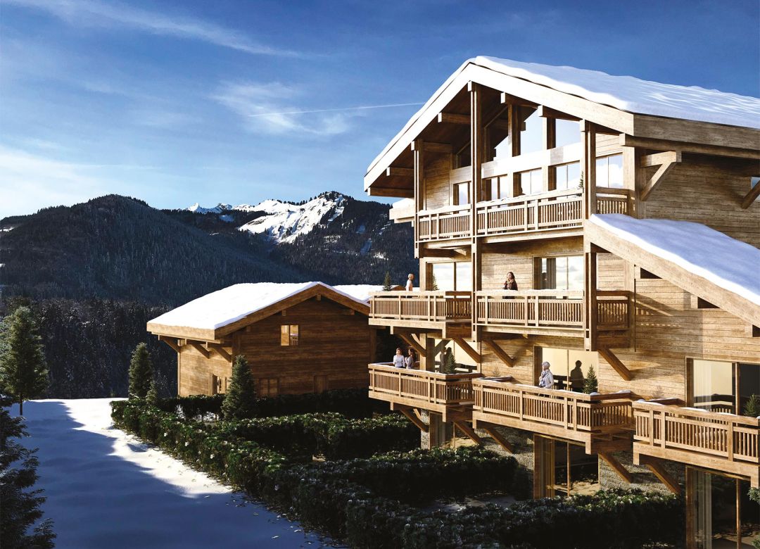 CHAMOUE PROMOTION - Montriond - Programme immobilier Les Terrasses de Nantaux - Vue ext&eacute;rieure