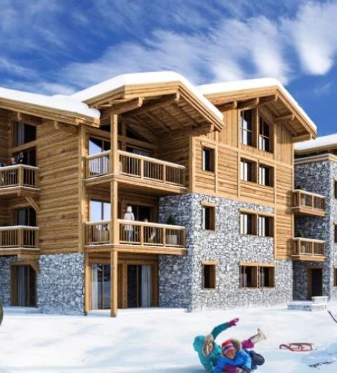 CHAMOU&Eacute; PROMOTION - Les Gets - Programme immobilier Le Hameau des Cornuts - Vue ext&eacute;rieure