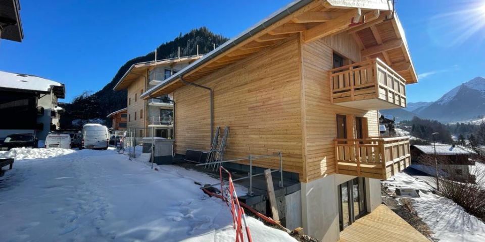 CHAMOUE PROMOTION - Les Gets - Programme immobilier La Croisette - Vue ext&eacute;rieure