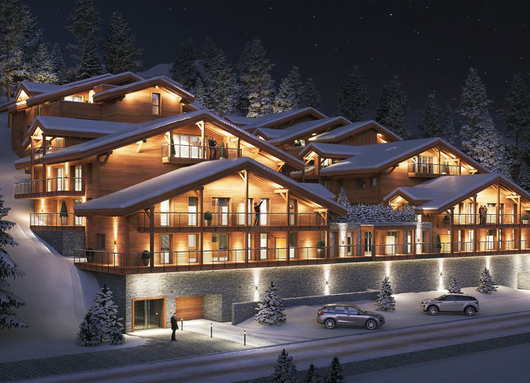 Les Gets - Programme immobilier La Croisette - Vue ext&eacute;rieure