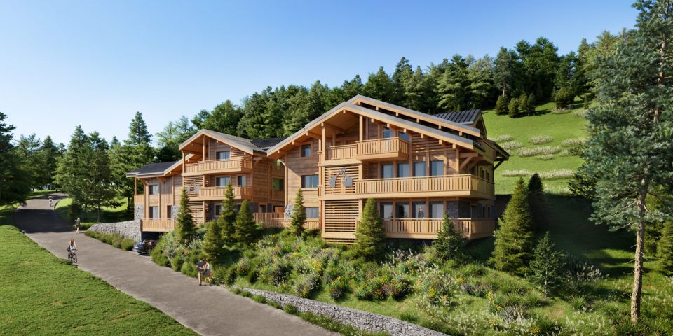 CHAMOUE PROMOTION - Les Gets - Nos programmes immobilier La Croisette - Vue extérieure